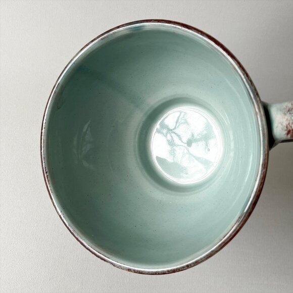 Starbucks Large Coffee Cappuccino Mug Wide Ceramic Hand Painted Distressed Italy - Picture 3 of 9